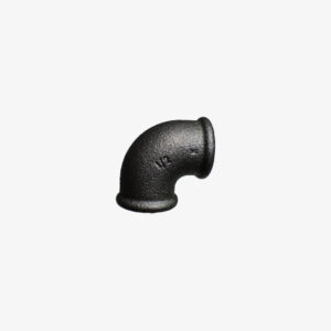 Raccord Coude 90° – 1/2″ de plomberie en fonte noir pour la décoration industrielle DIY – MCFF0101112W1