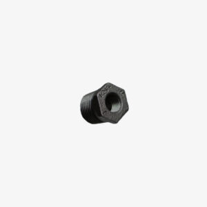 Raccord Réducteur Male/Femelle – 1/2″ > 1/4″ de plomberie en fonte noir pour la décoration industrielle DIY – MCFF1121214W1