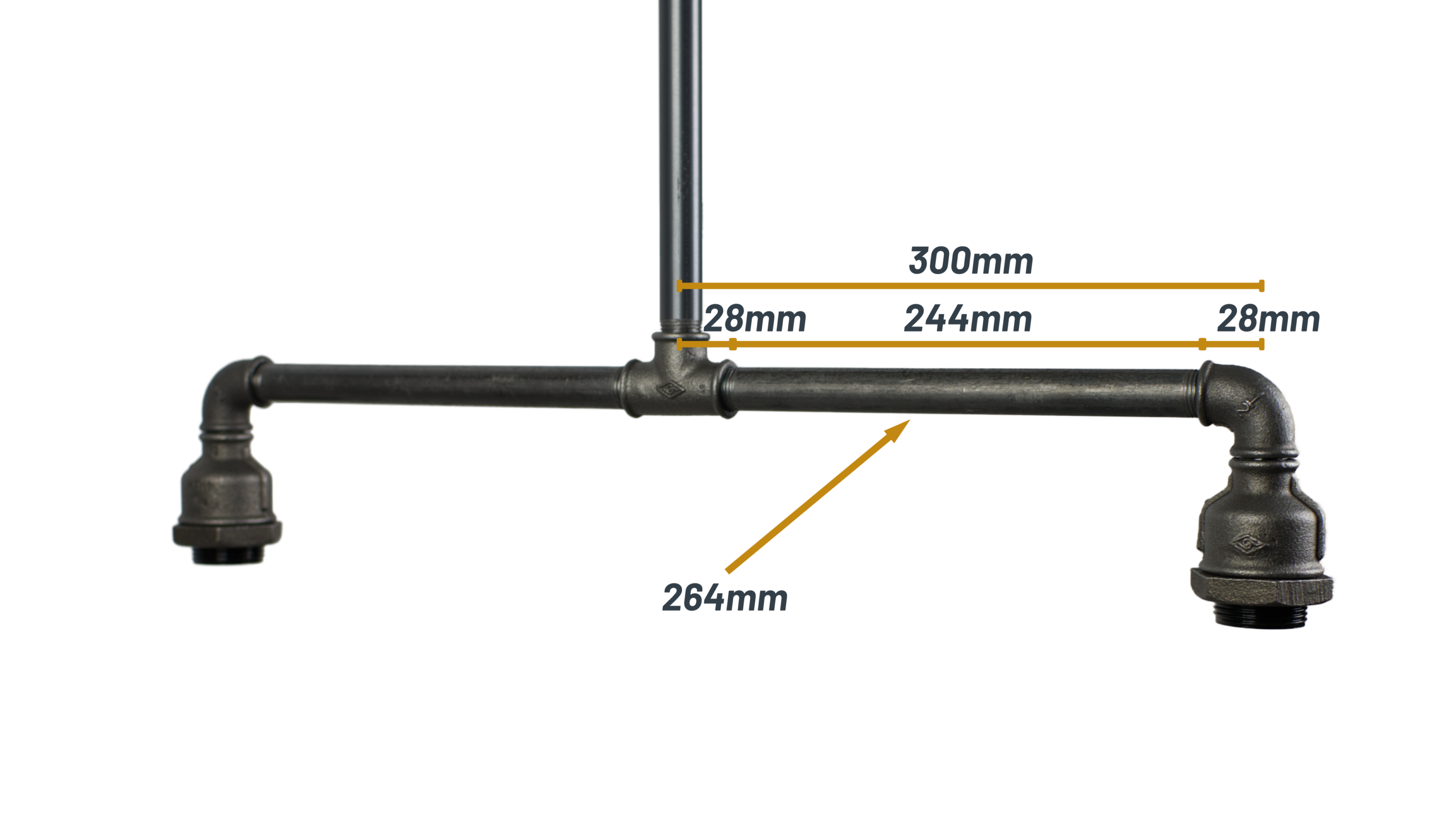 Loodgietersaansluiting 1/2 inch tot inch - MC Fact