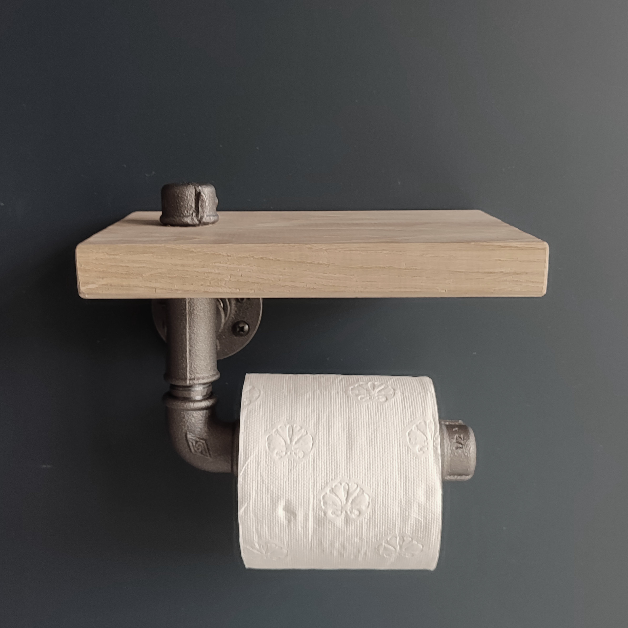 Porte rouleau wc - porte papier toilette acier - Team