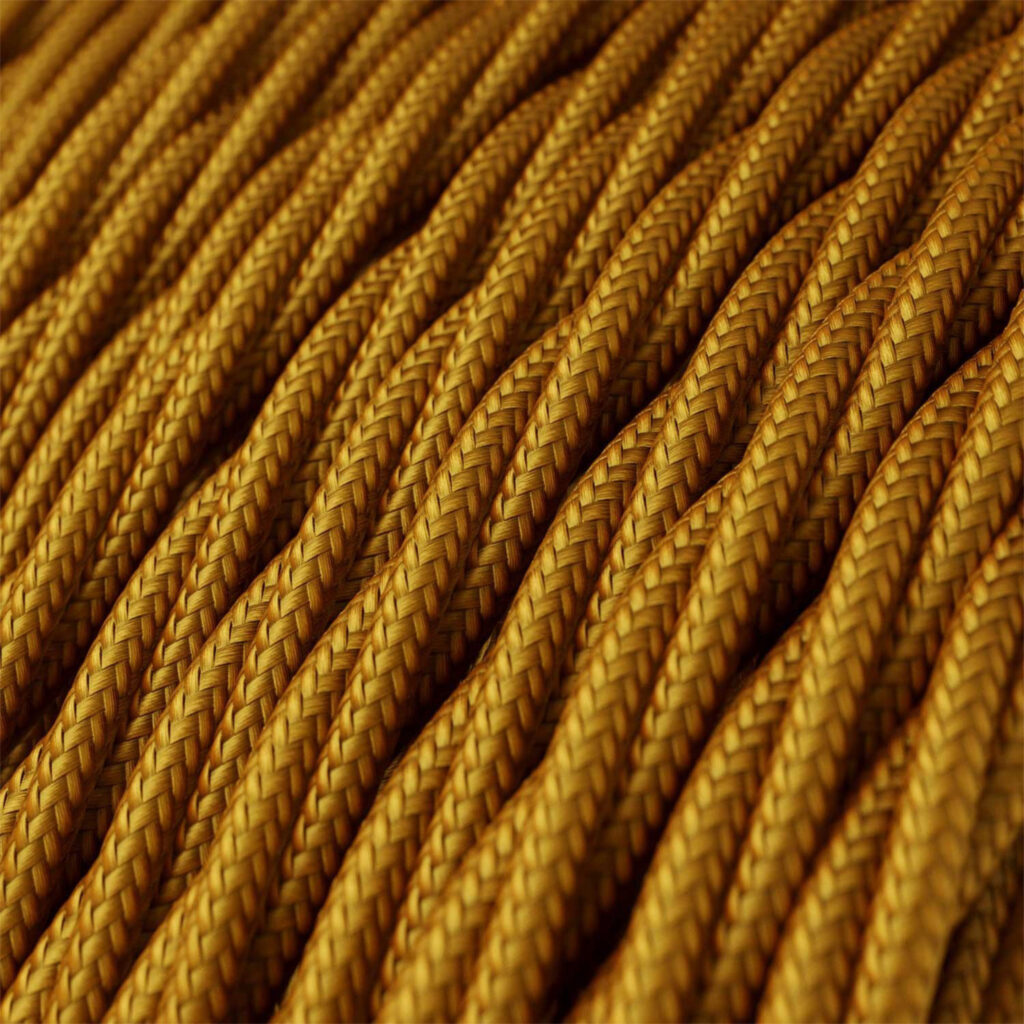 Twisted wire yellow gold 2x0.75 or 3x0.75 - MC Fact