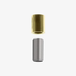 Composant électrique Serre-câble Cylindrique en métal sans écrou – Laiton, 15mm (1,5cm) – MCFL0311524W8