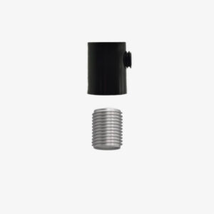 Composant électrique Serre-câble Cylindrique en plastique sans écrou – Noir brillant, 10mm (1cm) – MCFL0311001Y4