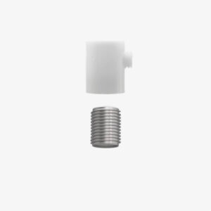 Composant électrique Serre-câble Cylindrique en plastique sans écrou – Blanc brillant, 10mm (1cm) – MCFL0311002Y4