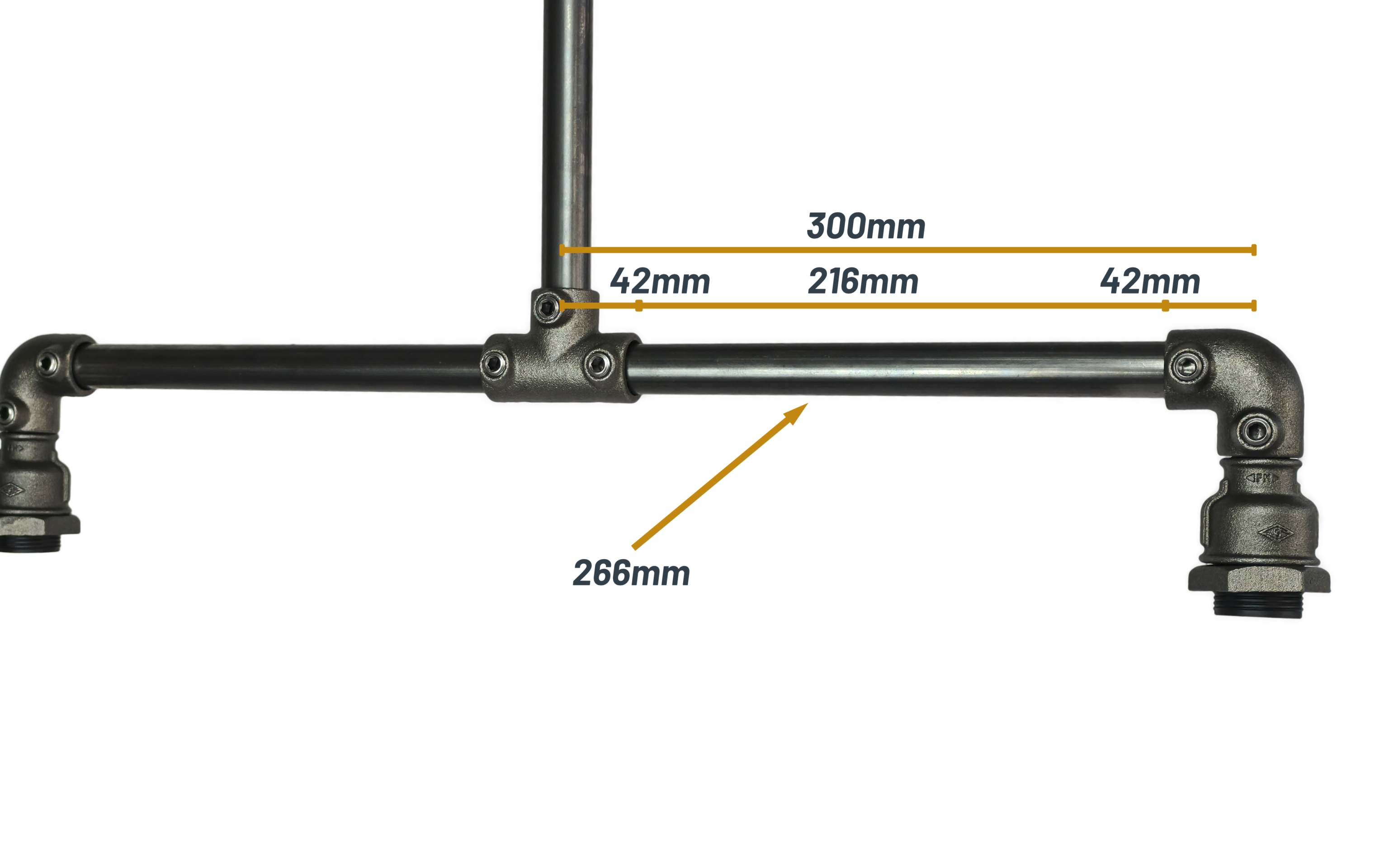 Choix de la taille raccord tube d'échafaudage et dimensions des tubes acier noir et galvanisé de 1/2 pouce à 3/4 pouce - Blog déco - MC Fact