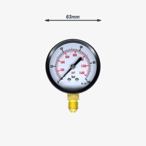 Raccord Manomètre de Plomberie et Déco Standard Ø63mm – 1/4″ de plomberie et déco industrielle DIY – MCFA0042214C2